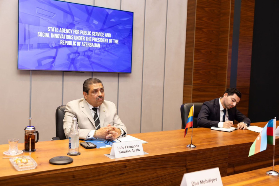 Qırğızıstanın və Kolumbiyanın səfirləri “ASAN xidmət”də<font color=red> - FOTOLAR</font>