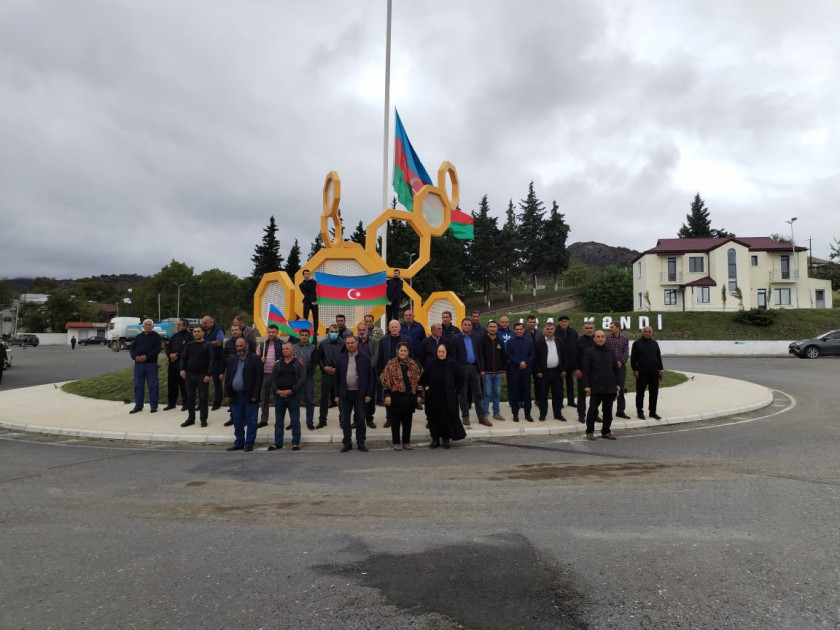 Azad olunan torpaqlarda şəhidlərimizin ruhuna ehtiram<font color=red> - FOTOLAR</font>