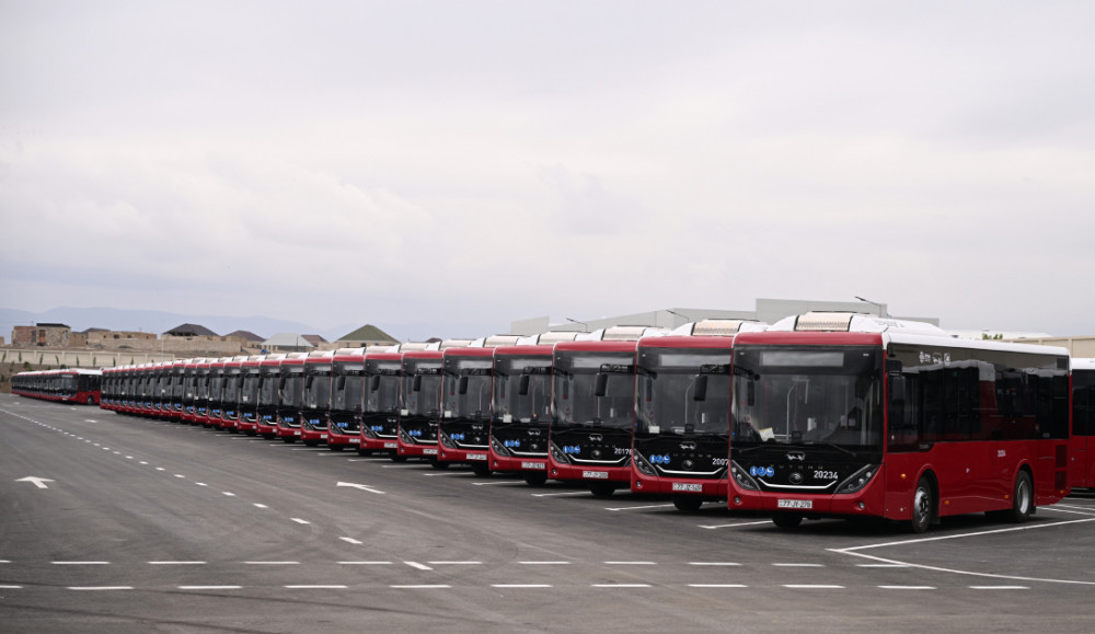 Prezident İlham Əliyev “BakuBus” MMC-nin Gəncə Avtoparkının açılışında iştirak edib<font color=red> - FOTOLAR</font>