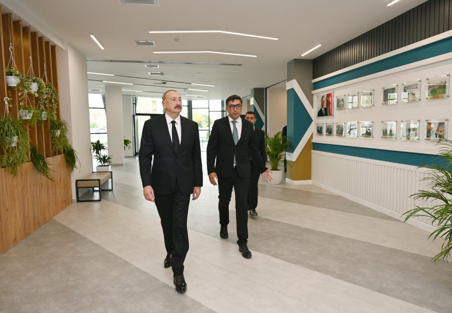 Prezident İlham Əliyev Yevlax Olimpiya İdman Kompleksinin açılışında iştirak edib<font color=red> - FOTOLAR</font>