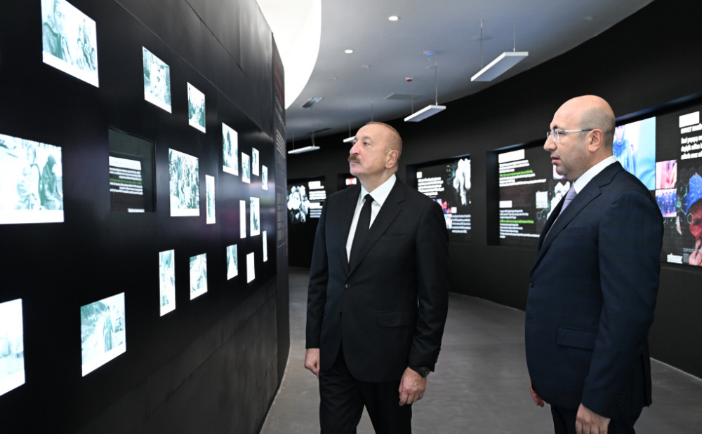Prezident İlham Əliyev Gəncə Memorial Kompleksinin açılışında iştirak edib<font color=red> - FOTOLAR</font>