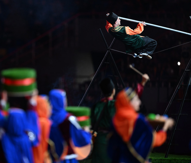 Gəncədə III MDB Oyunlarının təntənəli açılış mərasimi keçirilib Prezident İlham Əliyev və birinci xanım Mehriban Əliyeva tədbiri izləyiblər<font color=red> - FOTOLAR</font>