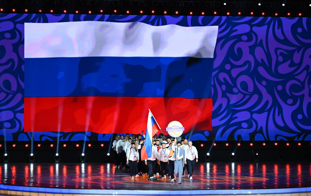 Gəncədə III MDB Oyunlarının təntənəli açılış mərasimi keçirilib Prezident İlham Əliyev və birinci xanım Mehriban Əliyeva tədbiri izləyiblər<font color=red> - FOTOLAR</font>