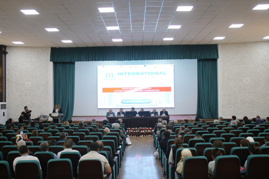 NDU-nun nümayəndə heyəti Səmərqənddə III Beynəlxalq Tibbi Forumda iştirak edib<font color=red> - FOTOLAR</font>