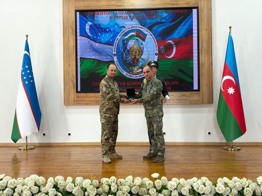Azərbaycan və Özbəkistan hərbçilərinin birgə təlimi başa çatıb<font color=red> - FOTOLAR</font>