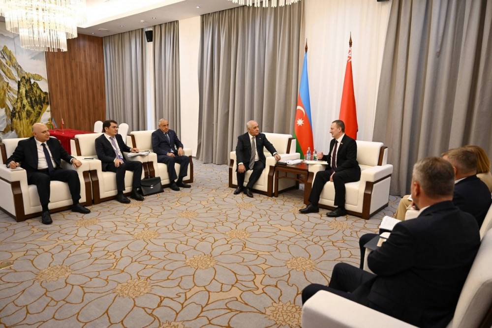 Minskdə Azərbaycan və Belarus baş nazirləri görüşüb<font color=red> - FOTOLAR</font>