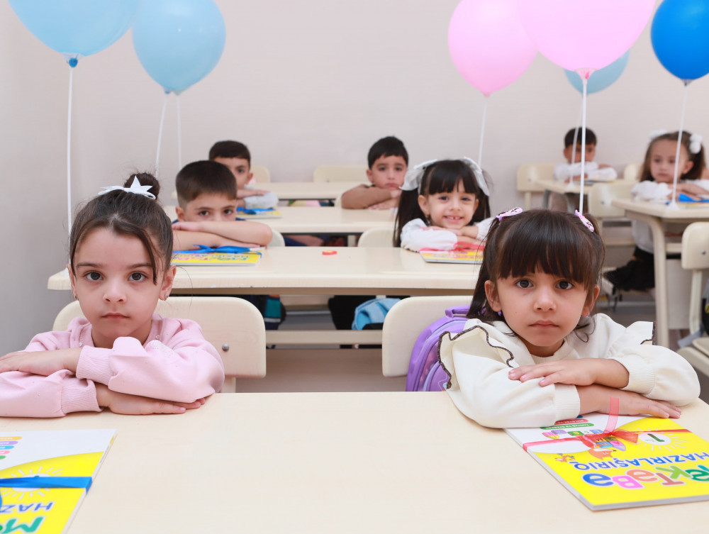 Naxçıvanda 3000-dən çox uşaq  məktəbəhazırlıq qruplarına cəlb olunub<font color=red> - FOTOLAR</font>