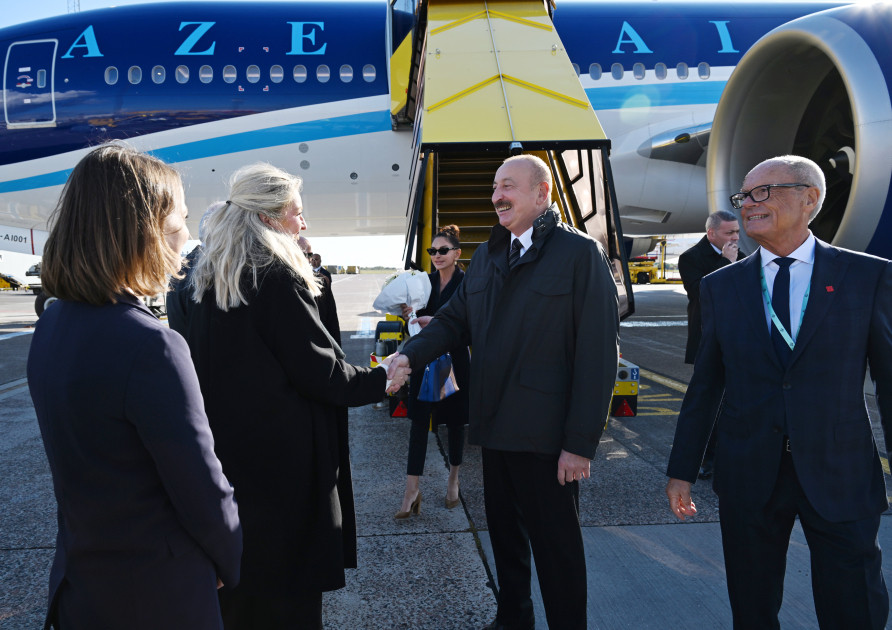 Azərbaycan Prezidenti İlham Əliyev Danimarkada işgüzar səfərdədir<font color=red> - FOTOLAR</font>