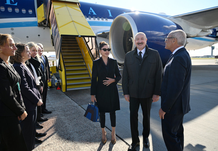 Azərbaycan Prezidenti İlham Əliyev Danimarkada işgüzar səfərdədir<font color=red> - FOTOLAR</font>