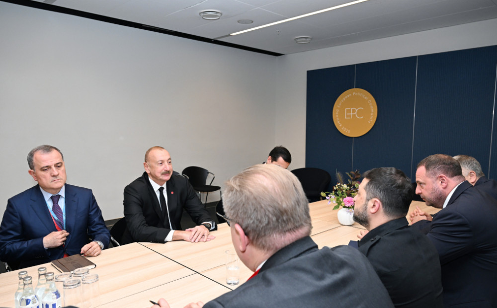 Azərbaycan Prezidenti İlham Əliyevin Kopenhagendə Ukrayna Prezidenti ilə görüşü olub<font color=red> - FOTOLAR</font>