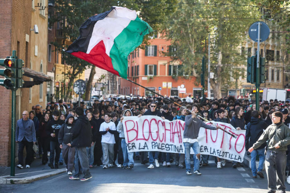 İtaliyada Qəzzaya dəstək aksiyaları keçirilir<font color=red> - FOTOLAR</font>