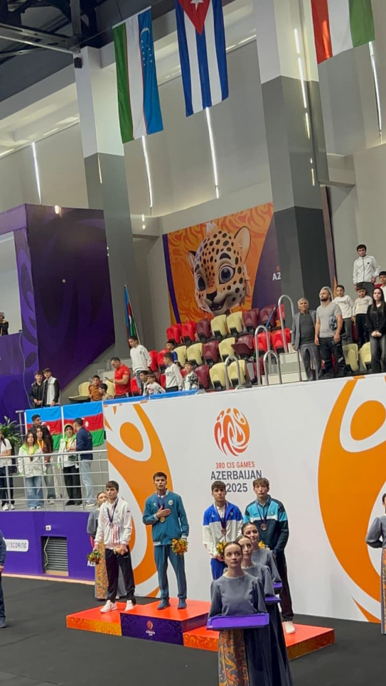 Naxçıvanlı idmançı MDB Oyunlarının mükafatçısı olub<font color=red> - FOTOLAR</font>