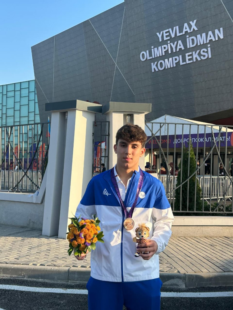 Naxçıvanlı idmançı MDB Oyunlarının mükafatçısı olub<font color=red> - FOTOLAR</font>