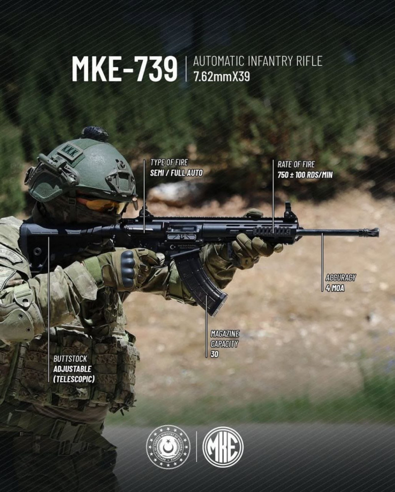 “Türk avtomat kalaşnikovu” - MKE-739<font color=red> - FOTOLAR</font>