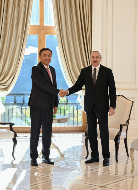 Prezident İlham Əliyev Qəbələdə Türk Dövlətləri Təşkilatının Baş katibini qəbul edib<font color=red> - FOTOLAR</font>