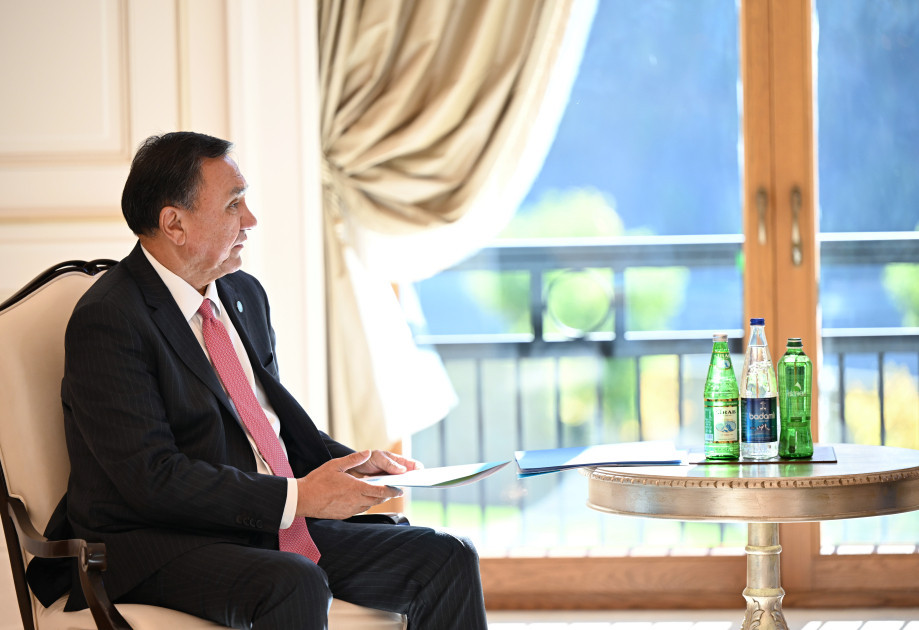 Prezident İlham Əliyev Qəbələdə Türk Dövlətləri Təşkilatının Baş katibini qəbul edib<font color=red> - FOTOLAR</font>