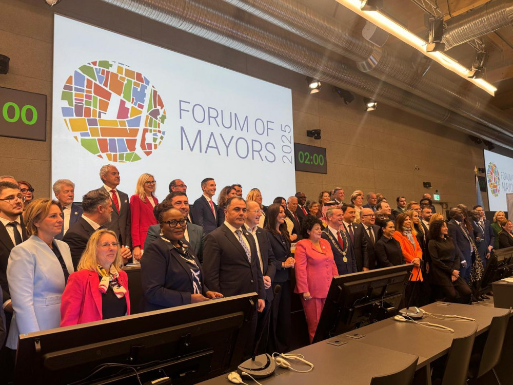 Naxçıvan Şəhər İcra Hakimiyyətinin başçısı Cabbar Musayev BMT-nin Merlər Forumunda iştirak edir<font color=red> - FOTOLAR</font>