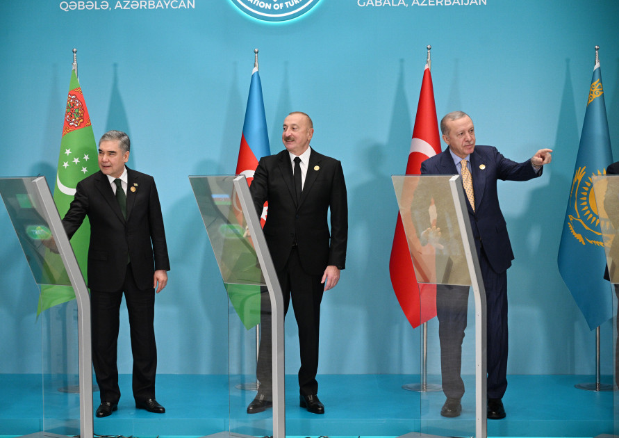 Türkmənistan tərəfindən Füzulidə tikiləcək məscidin onlayn formatda təməli qoyulub<font color=red> - FOTOLAR</font>