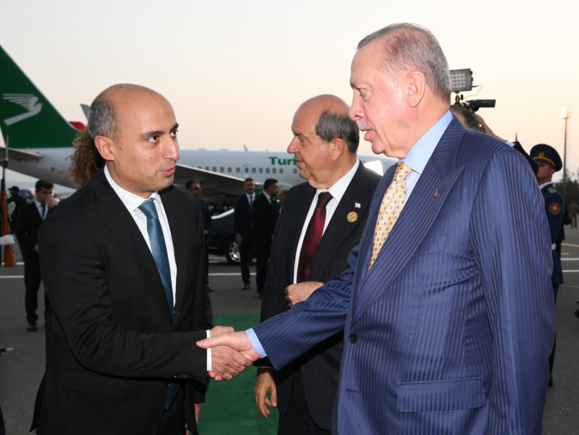 Türkiyə Prezidenti Rəcəb Tayyib Ərdoğanın Azərbaycana səfəri başa çatıb<font color=red> - FOTOLAR</font>
