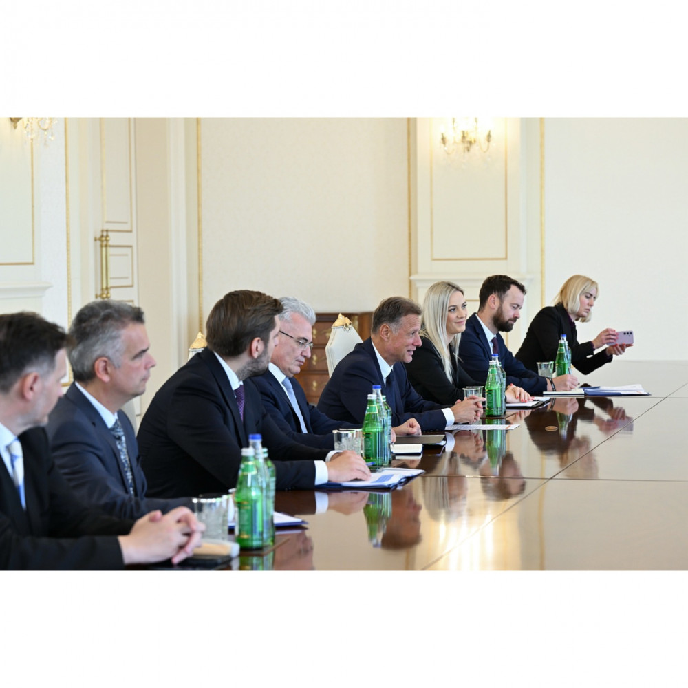 Prezident İlham Əliyev Xorvatiya parlamentinin nümayəndə heyətini qəbul edib<font color=red> - FOTOLAR</font>