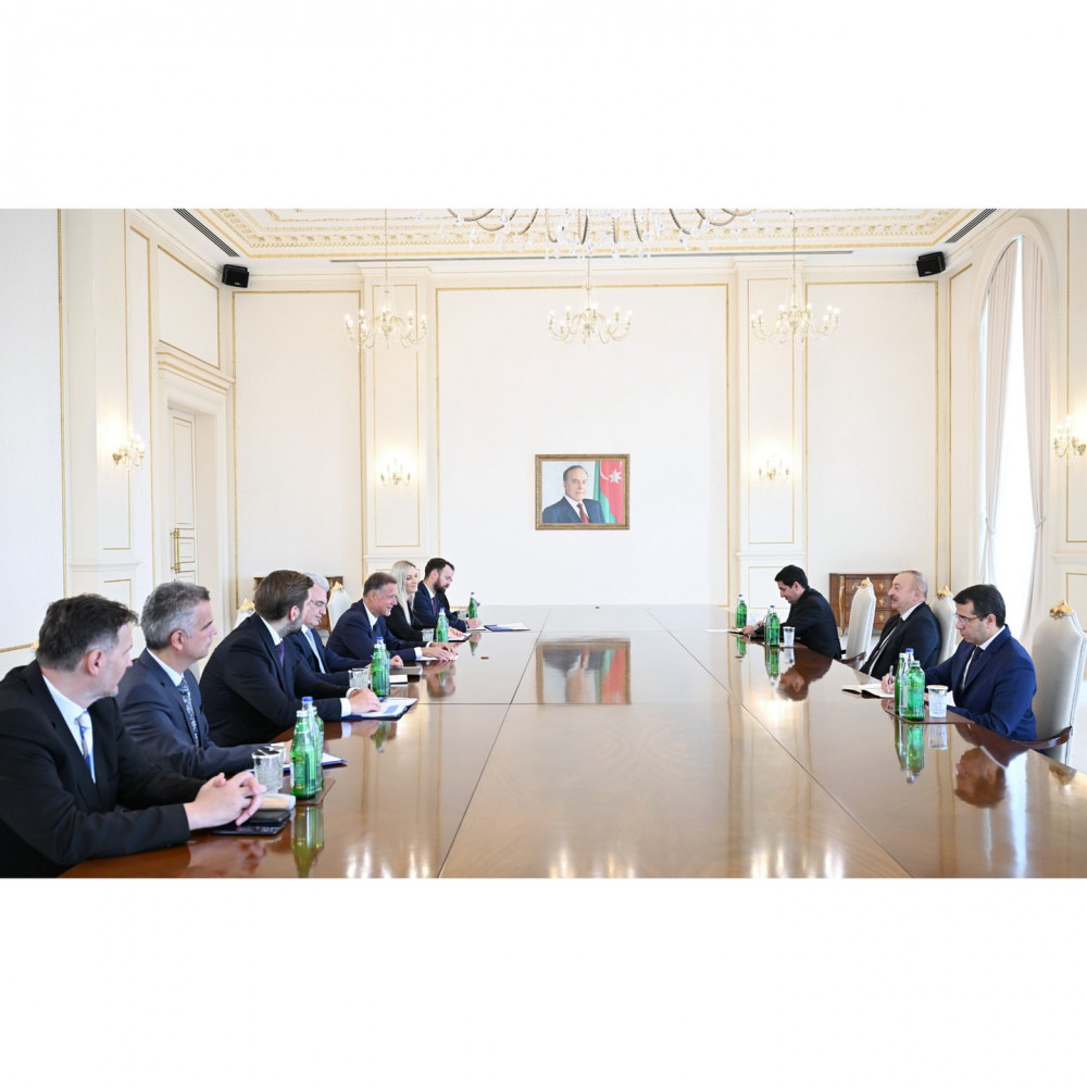 Prezident İlham Əliyev Xorvatiya parlamentinin nümayəndə heyətini qəbul edib<font color=red> - FOTOLAR</font>