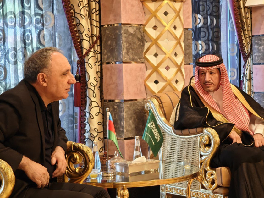 Baş prokuror Səudiyyə Ərəbistanı Krallığında işgüzar səfərdədir<font color=red> - FOTOLAR</font>