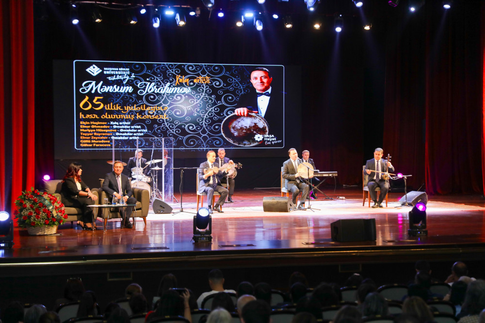 Naxçıvanda Xalq artisti Mənsum İbrahimovun 65 illik yubileyi konsert proqramı ilə qeyd olunub<font color=red> - FOTOLAR</font>