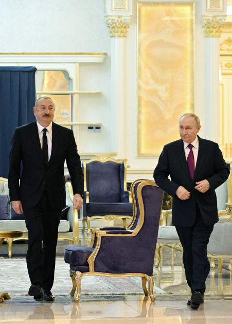 Düşənbədə Azərbaycan Prezidenti İlham Əliyevin Rusiya Prezidenti Vladimir Putin ilə təkbətək görüşü olub<font color='red'> - YENİLƏNİB 2</font><font color=red> - FOTOLAR</font>