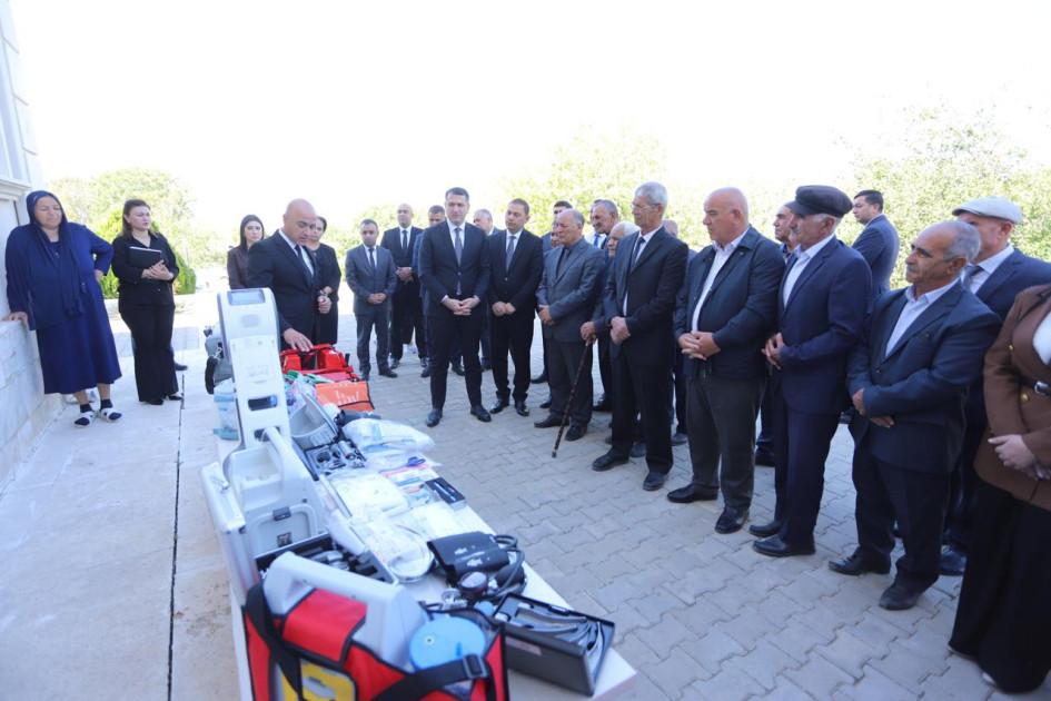 Kəngərli rayonunda Təcili Tibbi Yardım Xidmətinin yeni geolokasiyası istifadəyə verilib<font color=red> - FOTOLAR</font>