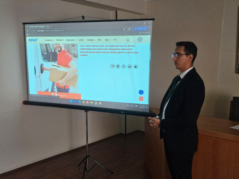 Naxçıvanda “Poçtun rəqəmsal yolu: ənənədən gələcəyə körpü” mövzusunda tədbir keçirilib<font color=red> - FOTOLAR</font>