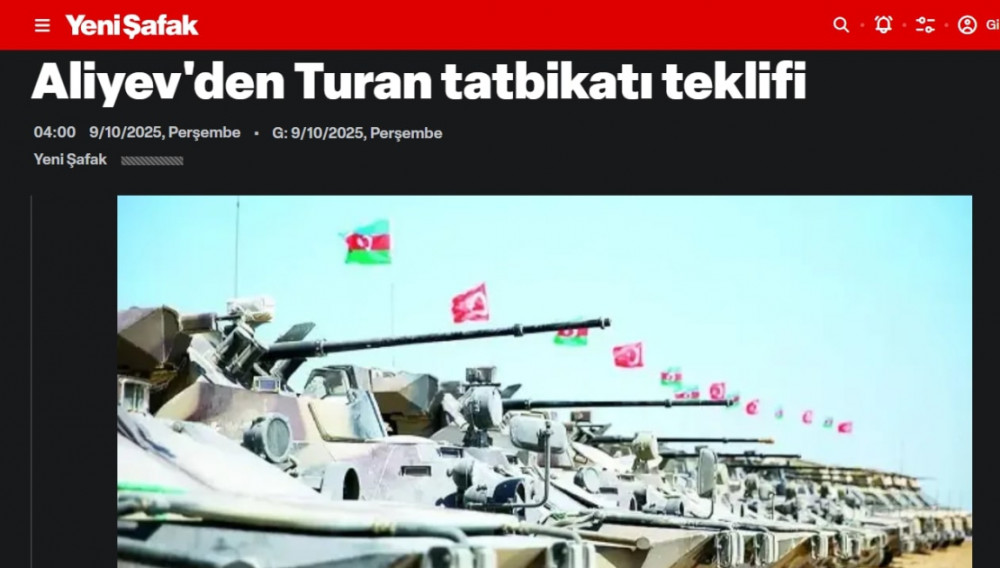 Türkiyə mediası: Azərbaycan Prezidenti TDT ölkələri arasında birgə təlimlərin keçirilməsi ilə bağlı tarixi təşəbbüslə çıxış edib<font color=red> - FOTOLAR</font>