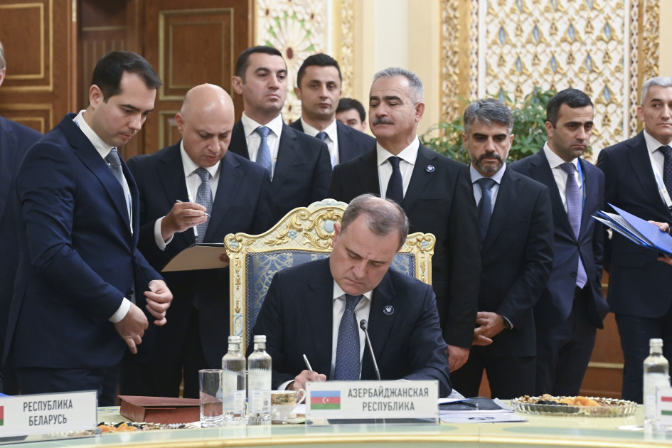 Ceyhun Bayramov MDB Xarici İşlər Nazirləri Şurasının iclasında iştirak edib<font color=red> - FOTOLAR</font>