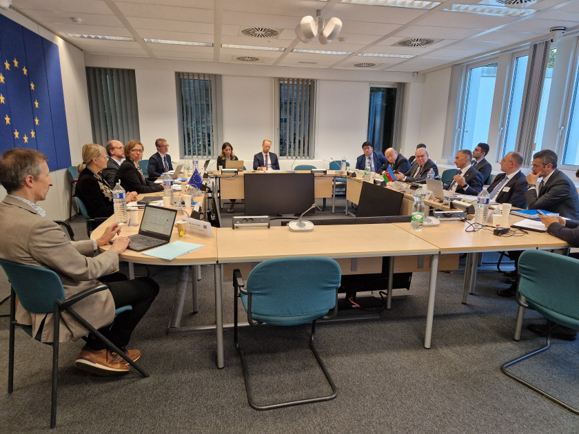 Avropa İttifaqı ilə Zəngəzur dəhlizinin gələcək perspektivləri müzakirə olunub<font color=red> - FOTOLAR</font>