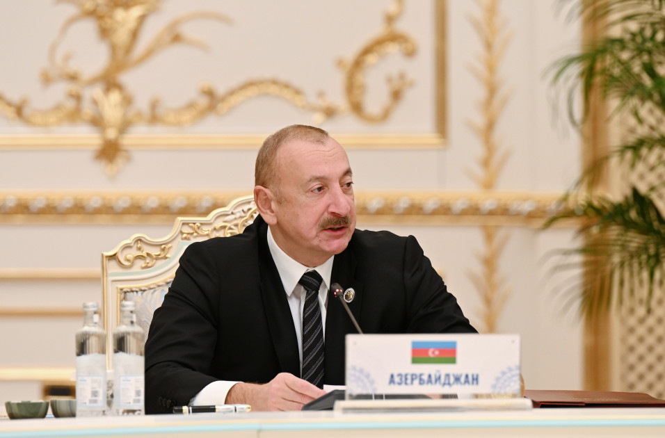 Prezident İlham Əliyev Düşənbədə MDB Dövlət Başçıları Şurasının məhdud tərkibdə iclasında çıxış edib<font color='red'> - YENİLƏNİB 2</font><font color=red> - FOTOLAR</font>