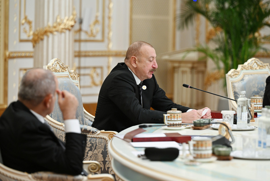 Prezident İlham Əliyev Düşənbədə MDB Dövlət Başçıları Şurasının məhdud tərkibdə iclasında çıxış edib<font color='red'> - YENİLƏNİB 2</font><font color=red> - FOTOLAR</font>