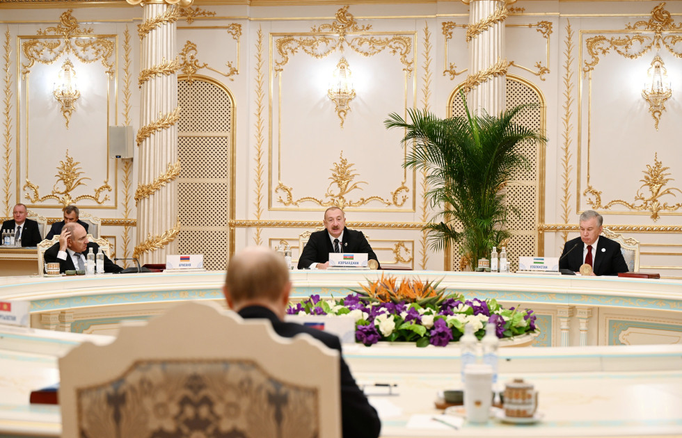 Prezident İlham Əliyev Düşənbədə MDB Dövlət Başçıları Şurasının məhdud tərkibdə iclasında çıxış edib<font color='red'> - YENİLƏNİB 2</font><font color=red> - FOTOLAR</font>