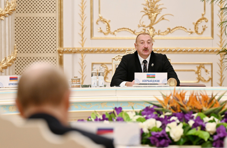 Prezident İlham Əliyev Düşənbədə MDB Dövlət Başçıları Şurasının məhdud tərkibdə iclasında çıxış edib<font color='red'> - YENİLƏNİB 2</font><font color=red> - FOTOLAR</font>