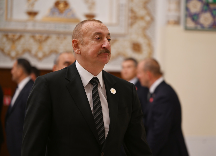 Düşənbədə MDB Dövlət Başçıları Şurasının geniş tərkibdə iclası keçirilib Azərbaycan Prezidenti İlham Əliyev tədbirdə iştirak edib<font color='red'> - YENİLƏNİB </font><font color=red> - FOTOLAR</font>