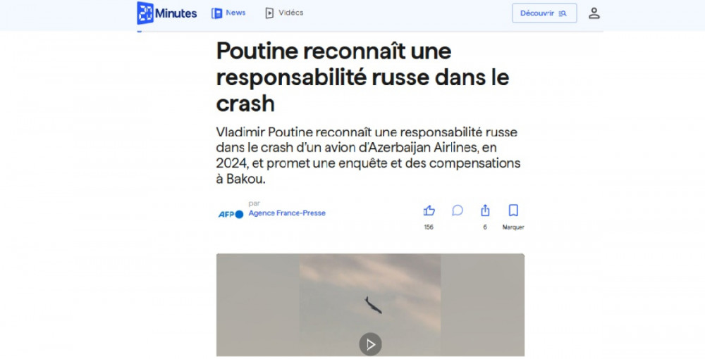 Fransa mətbuatı Prezident İlham Əliyevin rusiyalı həmkarı Vladimir Putinlə keçirdiyi görüşə diqqət ayırıb<font color=red> - FOTOLAR</font>