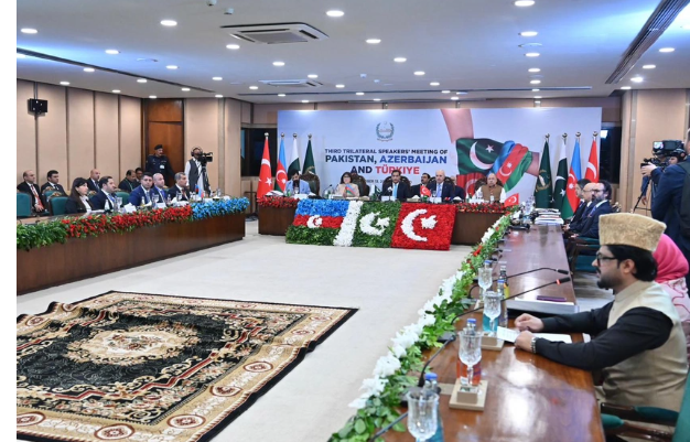 İslamabadda Azərbaycan-Pakistan-Türkiyə Parlament Sədrlərinin Üçüncü Üçtərəfli Görüşü keçirilir<font color=red> - FOTOLAR</font>