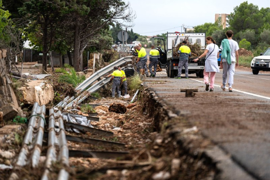 Leysan İspaniyanın şərqində xaosa səbəb olub<font color=red> - FOTOLAR</font>