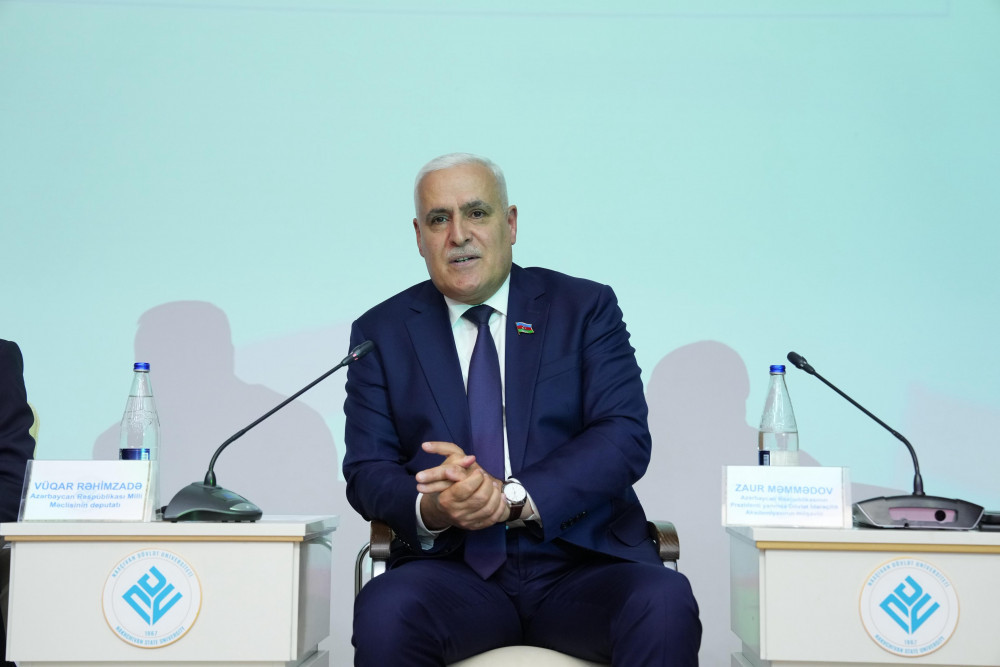 NDU-da “Dövlət suverenliyi və milli birliyin qorunmasının ideoloji əsaslarının təhlili” mövzusunda panel müzakirə keçirilib <font color=red> - FOTOLAR</font>