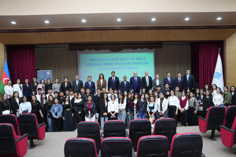 NDU-da “Dövlət suverenliyi və milli birliyin qorunmasının ideoloji əsaslarının təhlili” mövzusunda panel müzakirə keçirilib <font color=red> - FOTOLAR</font>