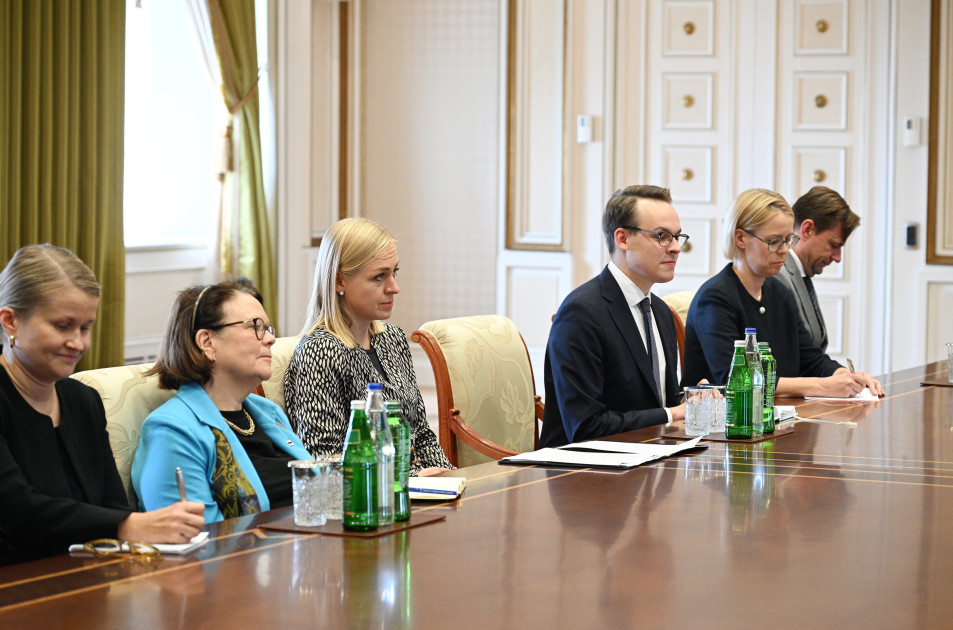 Prezident İlham Əliyev ATƏT-in fəaliyyətdə olan sədrinin başçılıq etdiyi nümayəndə heyətini qəbul edib <font color='red'> - YENİLƏNİB </font><font color=red> - FOTOLAR</font>