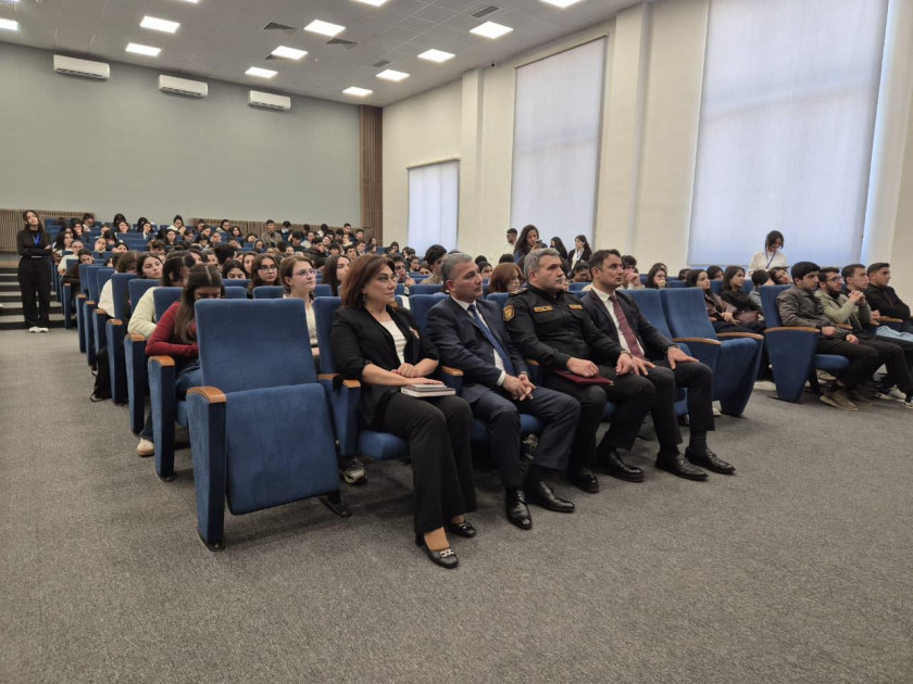 Qarabağ Universitetində narkomaniyaya qarşı maarifləndirici tədbir keçirilib<font color=red> - FOTOLAR</font>