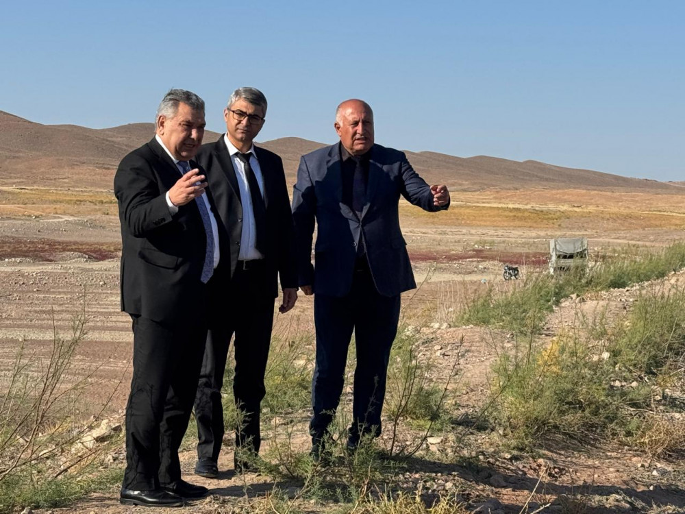 Regional Su Meliorasiya Xidmətinin İdarə Heyətinin sədr müavini İlham Quliyev Naxçıvan Muxtar Respublikasında səfərdə olub<font color=red> - FOTOLAR</font>