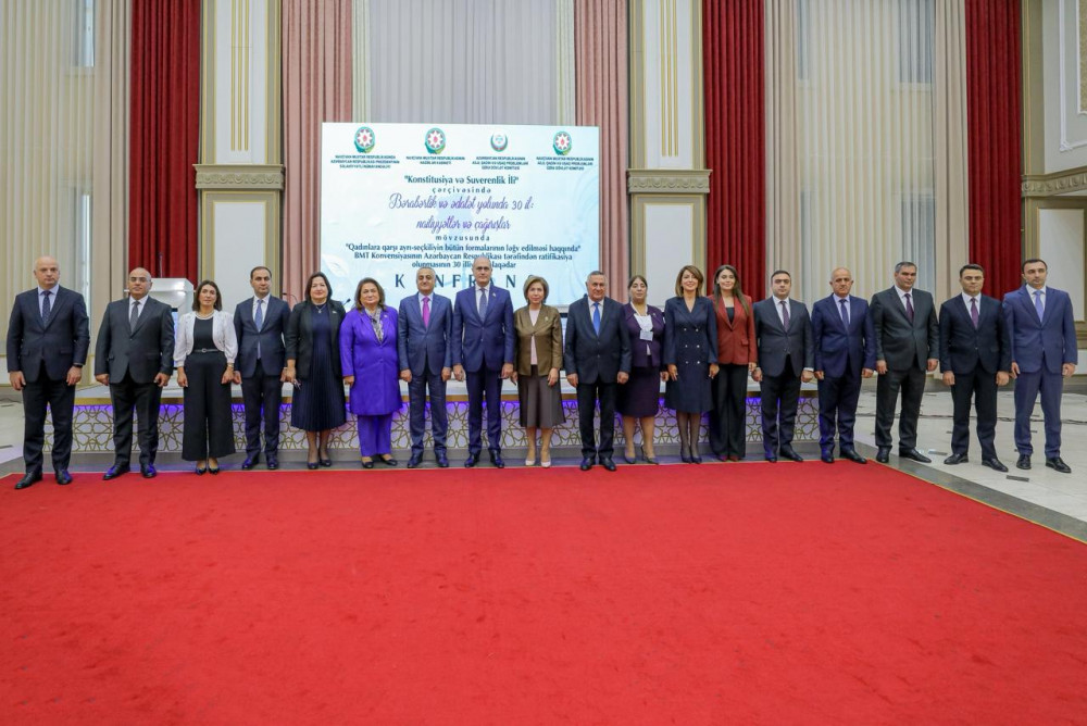 Naxçıvanda “Bərabərlik və ədalət yolunda 30 il: nailiyyətlər və çağırışlar” mövzusunda konfrans keçirilib<font color=red> - FOTOLAR</font>