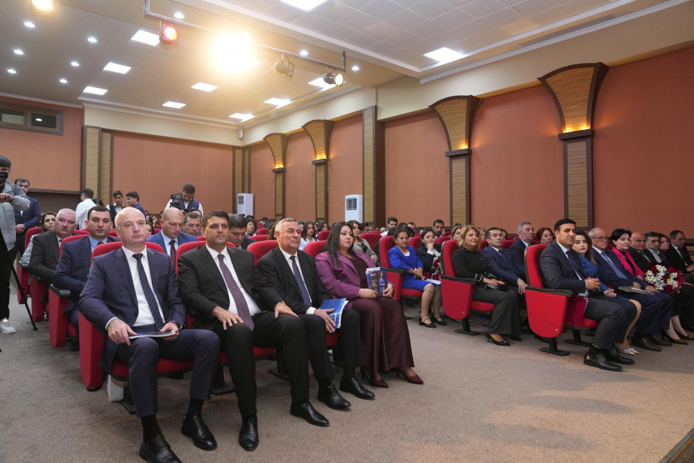 NDU-da tanınmış dilçi alim, professor Mahirə Hüseynovanın 65 illik yubileyi qeyd olunub<font color=red> - FOTOLAR</font>