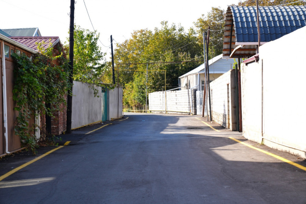 Naxçıvanda bir sıra kənddaxili yollar yenidən qurularaq istifadəyə verilib<font color=red> - FOTOLAR</font>