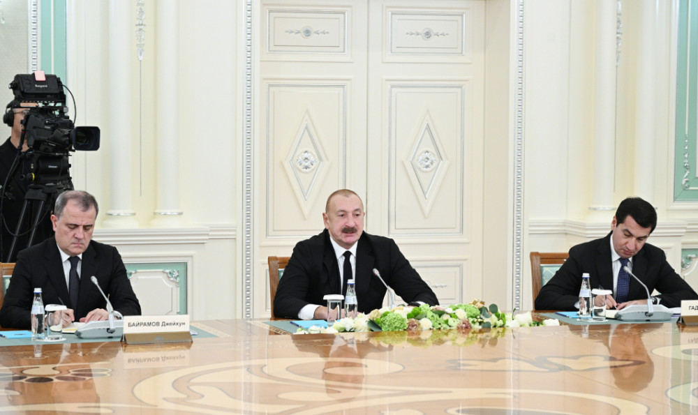 Astanada Azərbaycan-Qazaxıstan Ali Dövlətlərarası Şuranın ikinci iclası keçirilib<font color=red> - FOTOLAR</font>